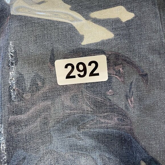 Driftwood Colette Cuffed Cropped Jeans Women's 26 Embroidered Floral Mid Rise - Picture 12 of 12